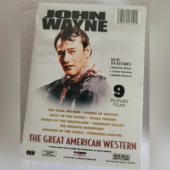 John Wayne: The Great American Western (DVD, 2004, 2-Disc Set) - Picture 2 of 5